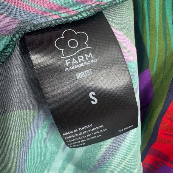 NEW FARM RIO Midnight Leaves Lenzing Ecovero Viscose Midi Dress B2861 - Picture 7 of 7